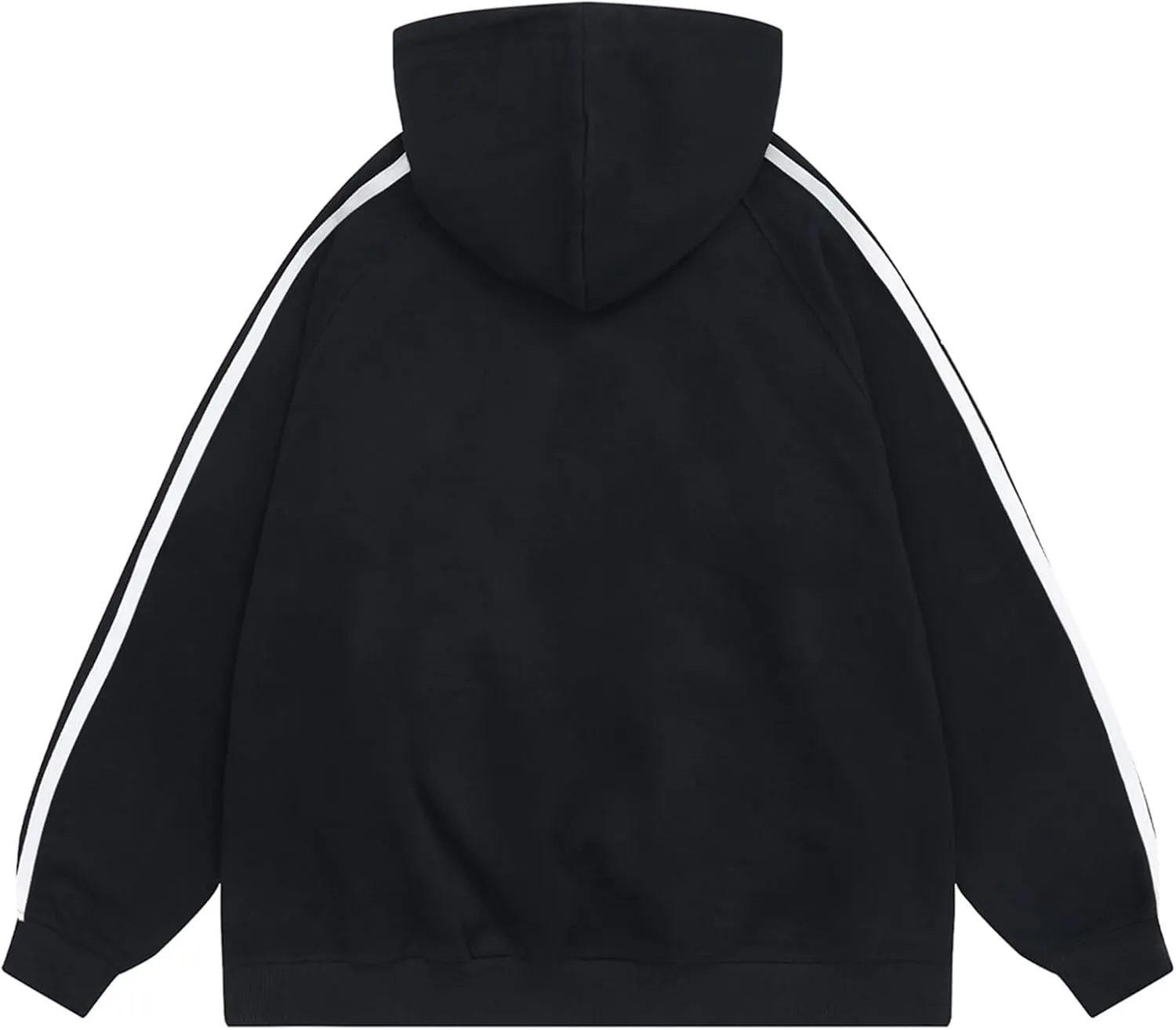 Aelfric Eden Oversized Hoodie Vintage Letter Print Sweatshirt Novelty Hooded Pullover with Pocket