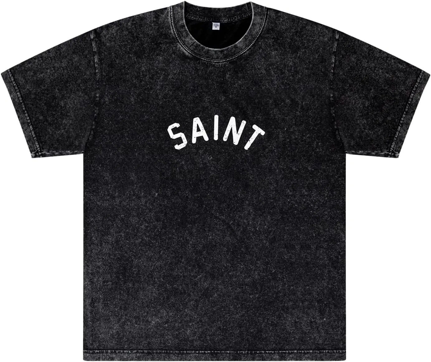 Arnodefrance Men Vintage Letter Graphic Tshirt Oversize Cotton T-Shirt Crewneck Tee Shirt