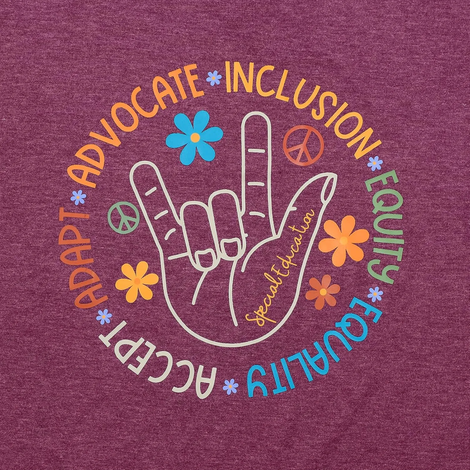 Autism Awareness Shirt Women Special Education Teacher T-Shirt Inspirational Graphic Tee Casual Top