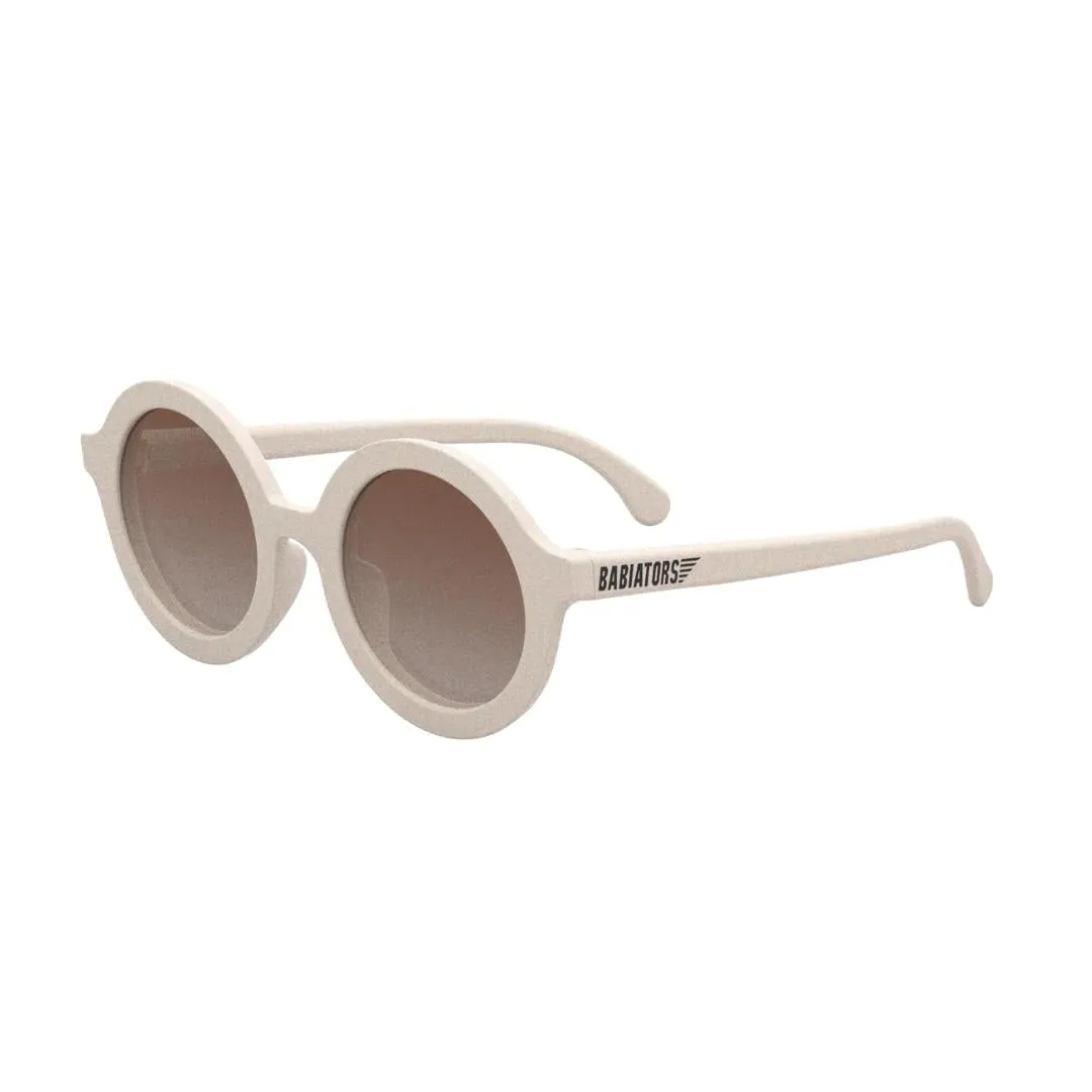 babiators cream euro round sunglasses