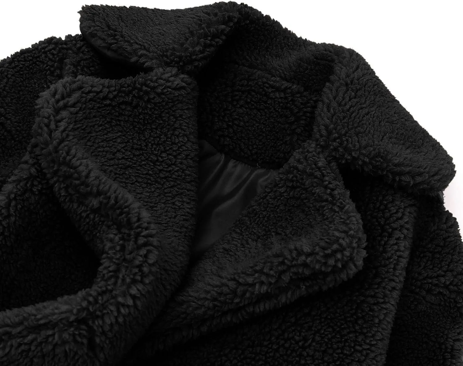 Baby Girls Faux Fur Jacket Long Teddy Coat Toddler Trench Coat Fuzzy Fleece Jacket Long Winter Coat Thicken Outerwear