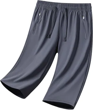 Beeswan Pants for Women Stretchy Active Capri Pants Drawstring Lightweight Quick Drying Hiking Pant with Zip Pockets