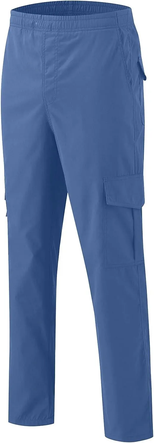 Big and Tall Cargo Pants for Men Sweatpants for Men Pant with Pockets Men's Heavyweight Fleece Cargo Sweatpants Men's