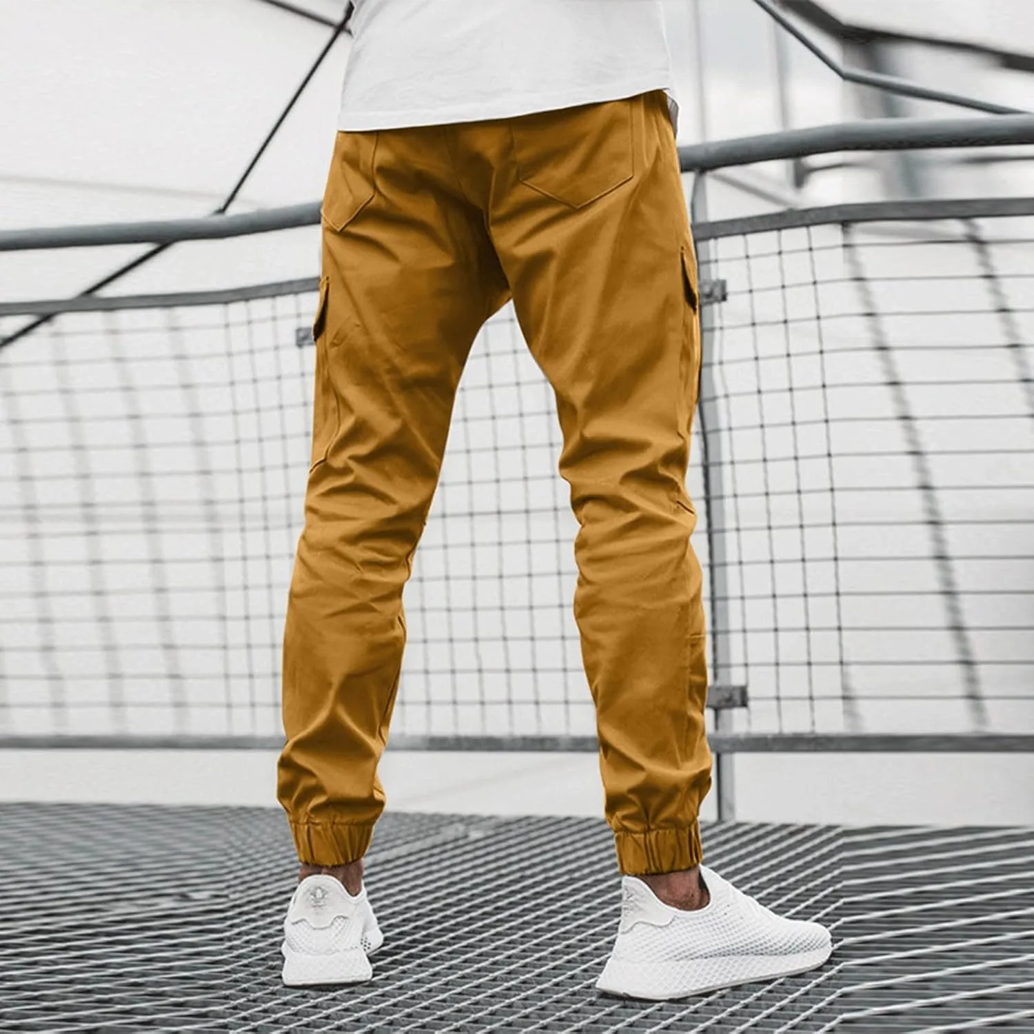 Big and Tall Sweatpants for Men Joggers Quick Dry Cargo Hiking Trousers Track Running Workout Athletic Travel Golf
