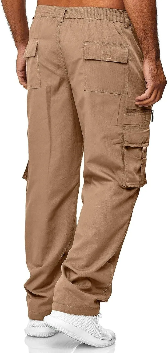 Big and Tall Sweatpants for Men Slim Fit Fleece Lined Sweatpants Plain Zipper Pockets Pants Gym Sports Joggers Every