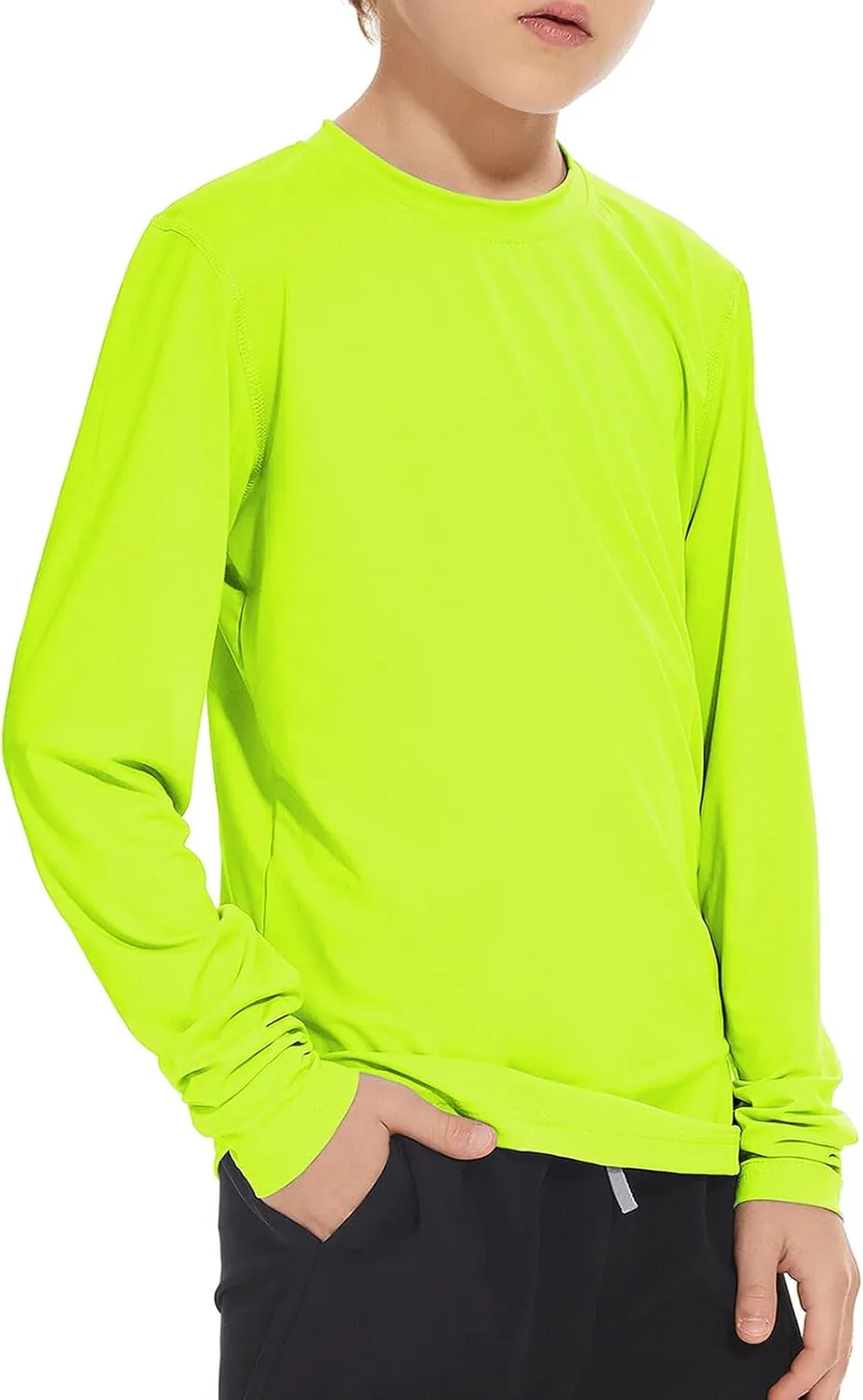 Boy Long Sleeve Rash Guard Shirt UPF 50  Sun Protection Rashguard Swim Shirt