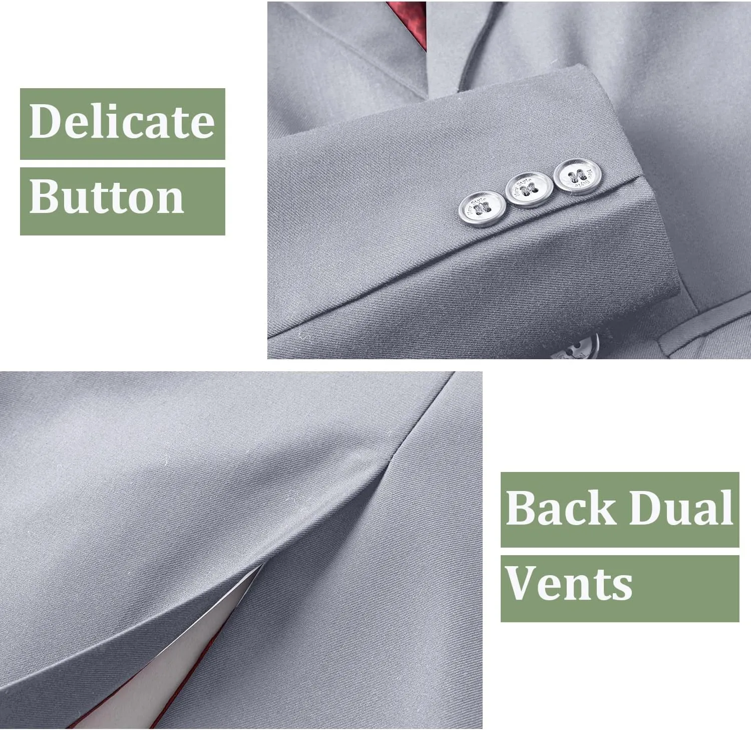 Boys Blazer Suit Jacket Formal Slim Fit Kids Sport Coat