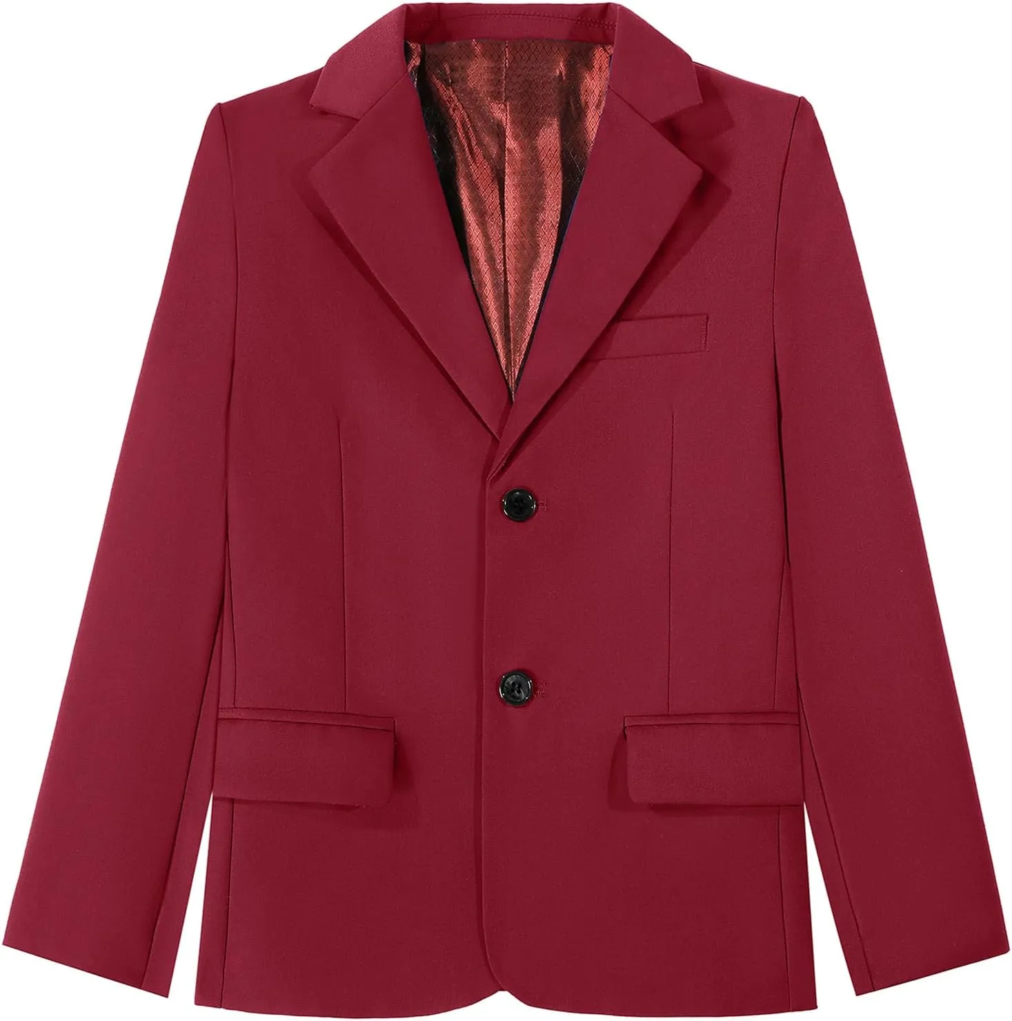 Boys Blazer Suit Jacket Formal Slim Fit Kids Sport Coat