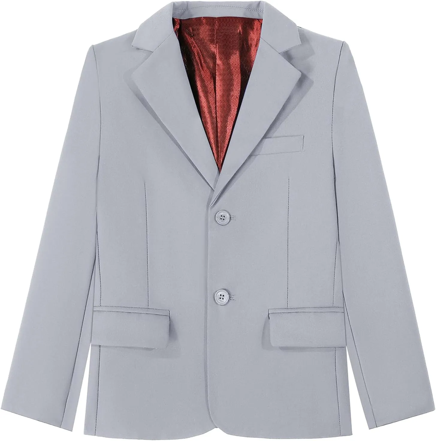 Boys Blazer Suit Jacket Formal Slim Fit Kids Sport Coat