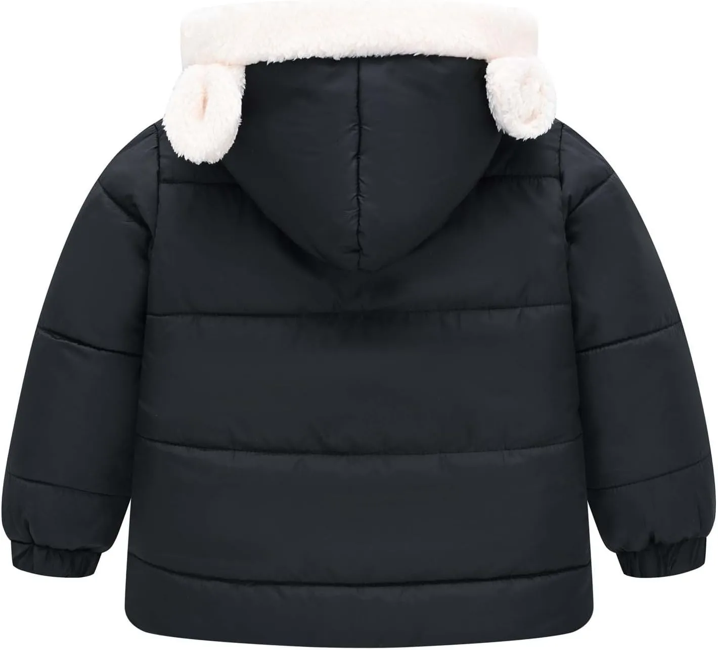 Boys Girls Children Solid Color Ears Cute Pocket Short Cotton Padded Childrens Coat Fancy Toddler Girl Long Coat Clothes