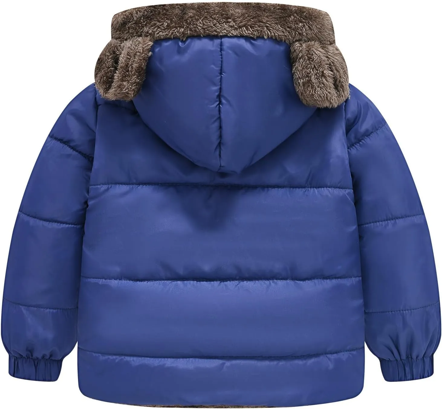 Boys Girls Solid Color Ears Cute Puffer Pocket Children Short Cotton Padded Childrens Coat Snow 9 Month Old Coat Boys