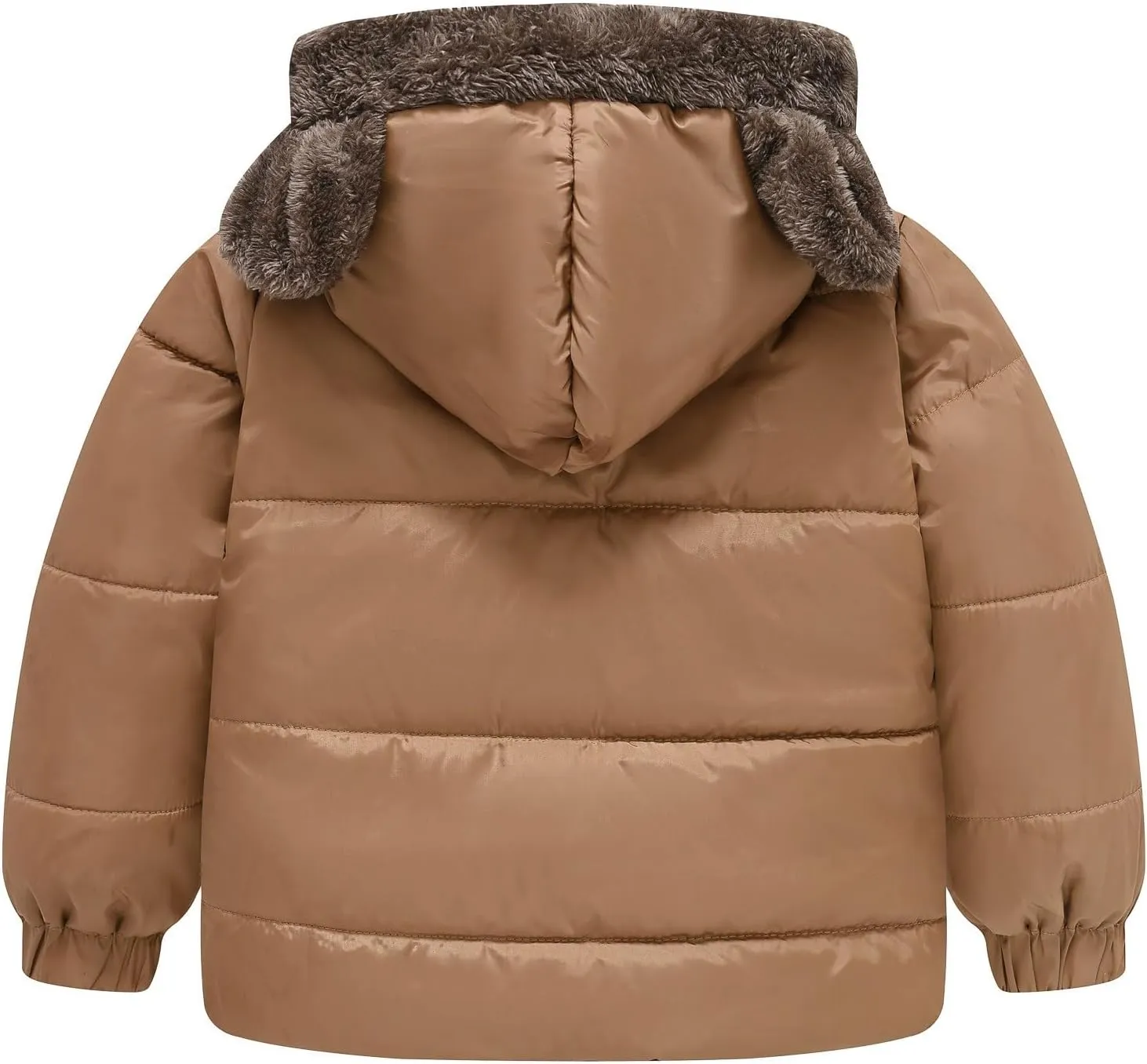 Boys Girls Solid Color Ears Cute Puffer Pocket Children Short Cotton Padded Childrens Coat Snow 9 Month Old Coat Boys