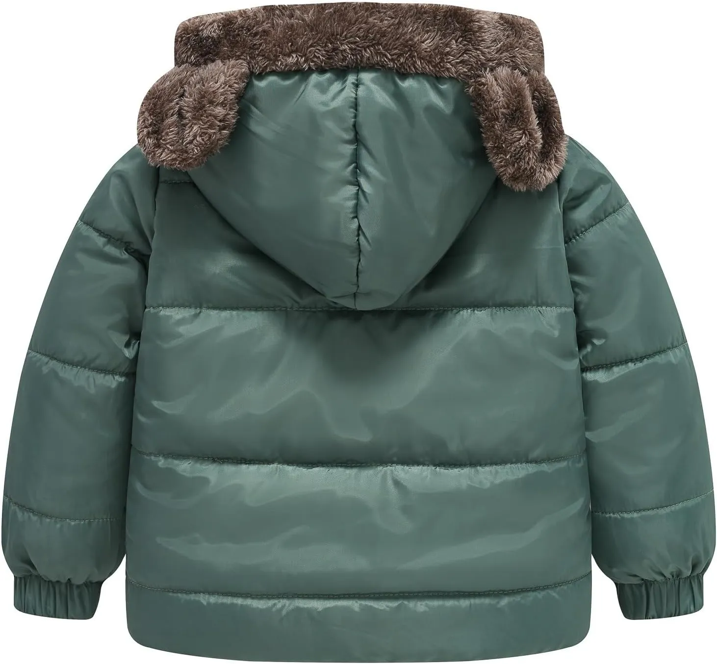 Boys Girls Solid Color Ears Cute Puffer Pocket Children Short Cotton Padded Childrens Coat Snow 9 Month Old Coat Boys