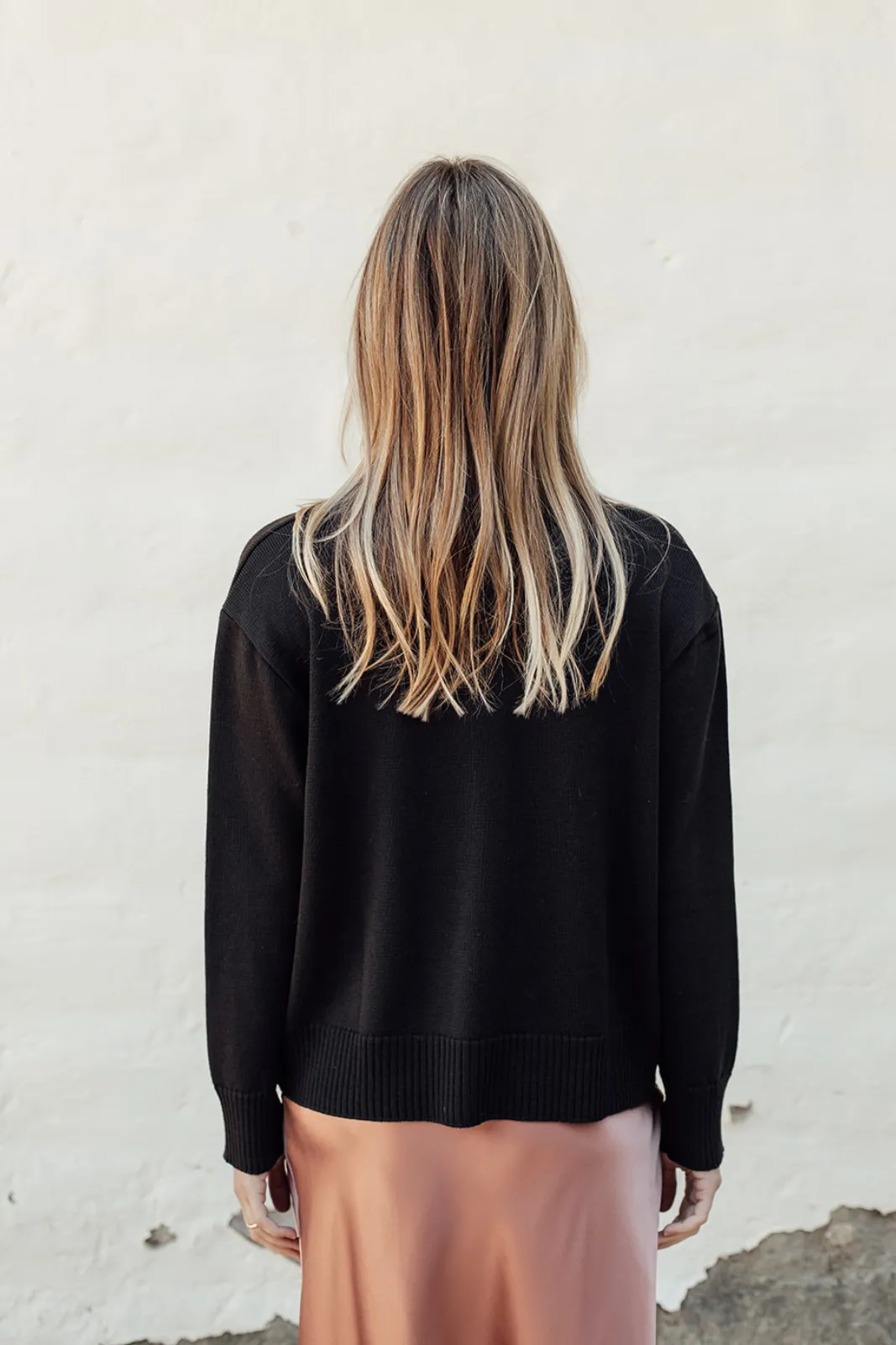 Camille Merino Pocket Cardigan - Chocolate