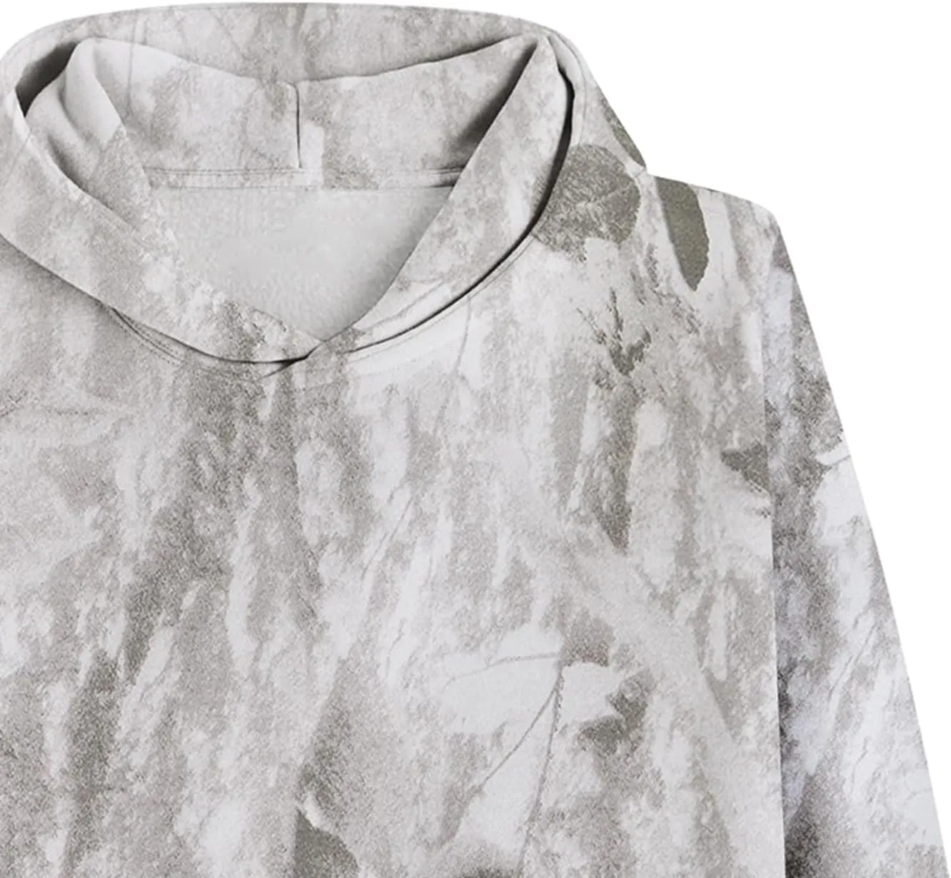 Camo Hoodie Womens Maple Leaf Print Oversized Hooded Sweatshirt Pullover Loose Casual Top Workout Athletic Hoodies