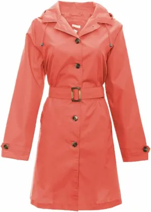 Capelli New York Ladies Rain Slicker with Removable Hood