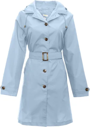 Capelli New York Ladies Rain Slicker with Removable Hood