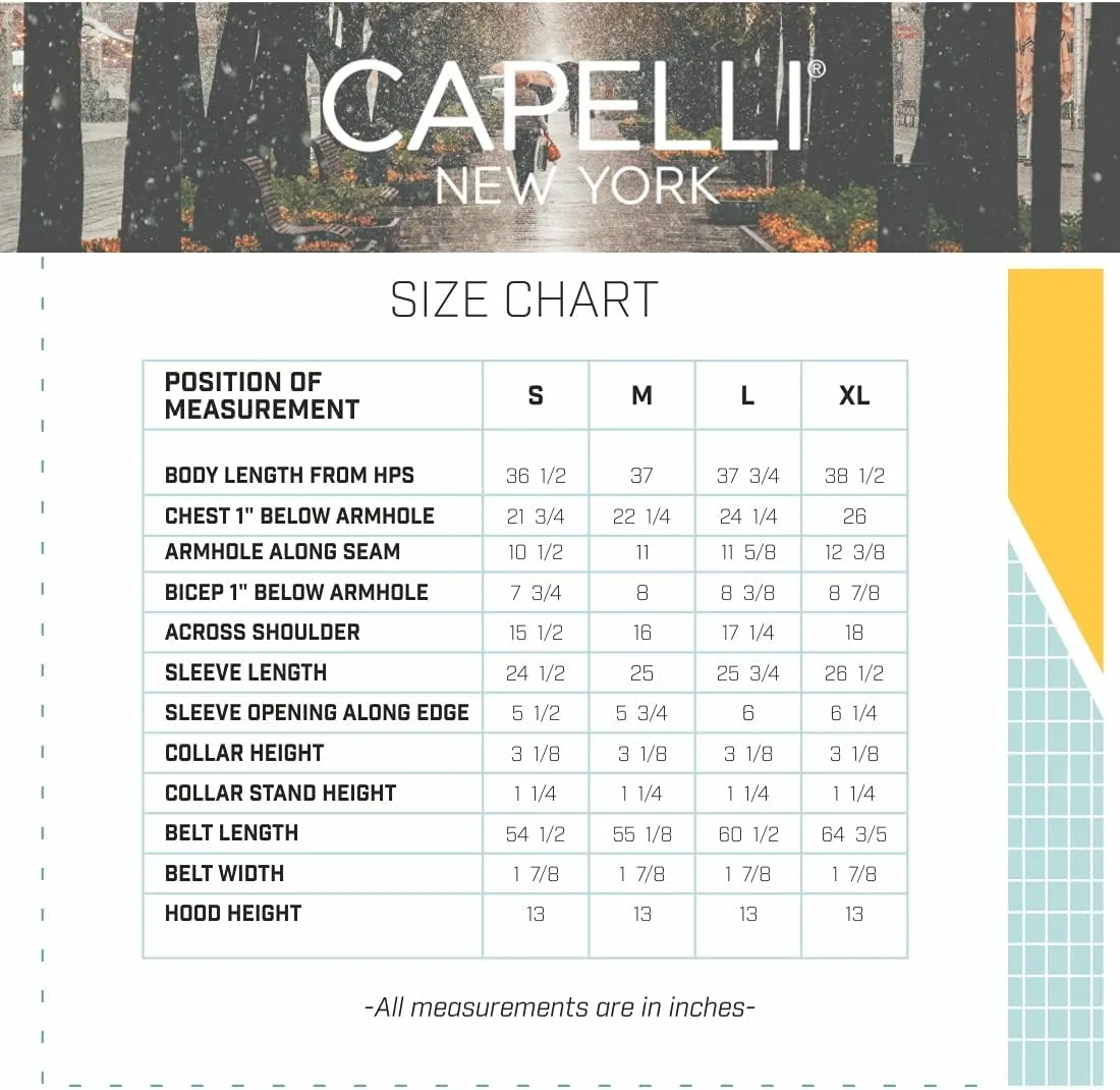 Capelli New York Ladies Rain Slicker with Removable Hood