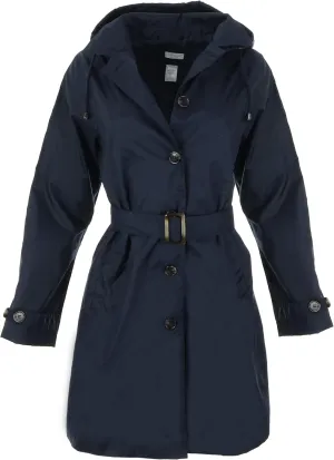 Capelli New York Ladies Rain Slicker with Removable Hood