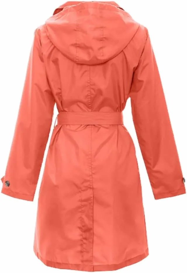 Capelli New York Ladies Rain Slicker with Removable Hood