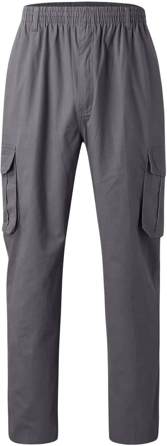 Cargo Pants for Men Big and Tall, Loose Jogger Pants High Street Sports Outdoor Running Sweater Trousers Cargo Pants