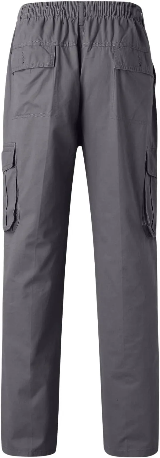 Cargo Pants for Men Big and Tall, Loose Jogger Pants High Street Sports Outdoor Running Sweater Trousers Cargo Pants