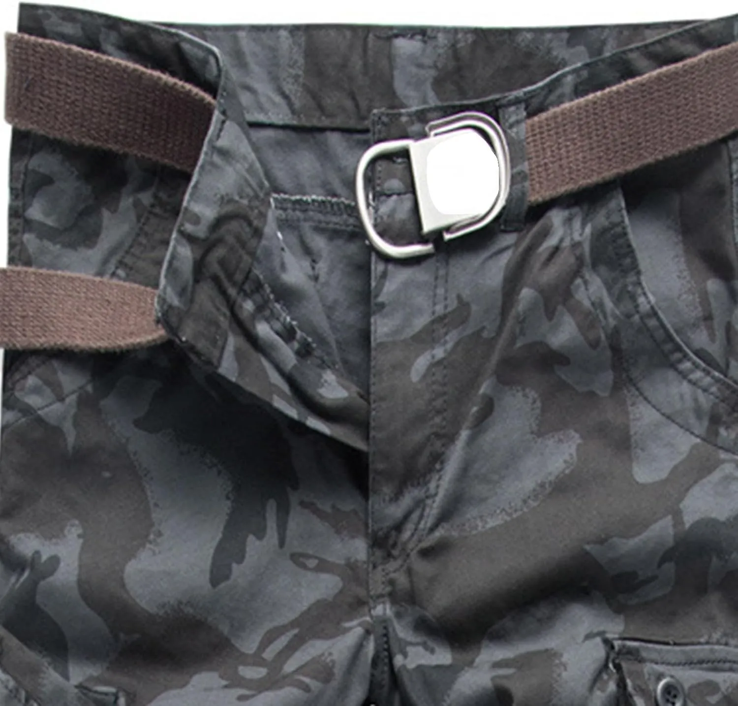 Cargo Pants for Men Casual Hiking Pants Fleece Joggers Athletic Pants Lightweight Loose Straight Sweatpants for Men