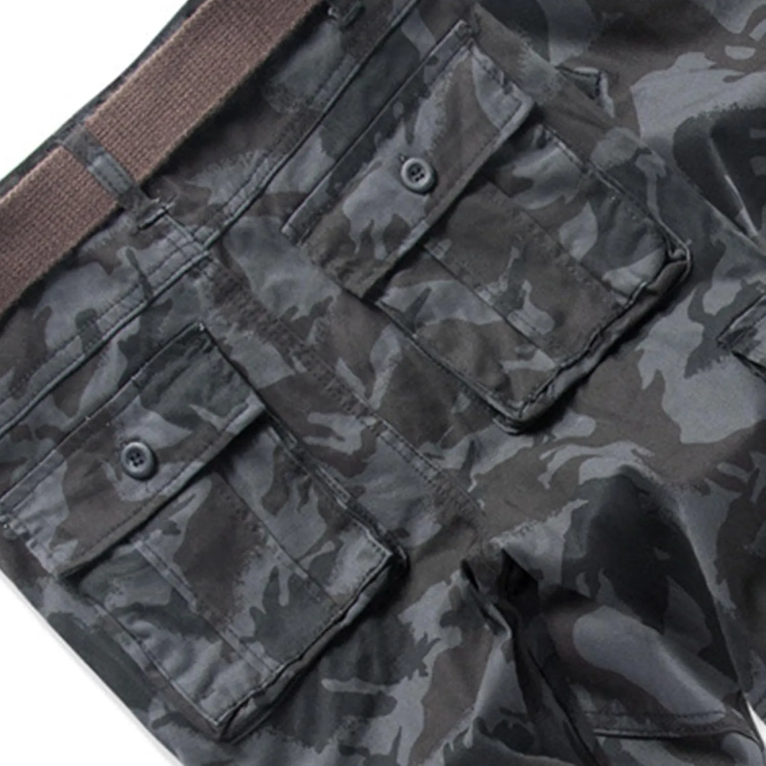Cargo Pants for Men Casual Hiking Pants Fleece Joggers Athletic Pants Lightweight Loose Straight Sweatpants for Men