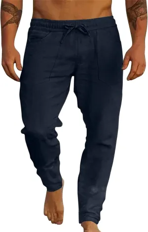 Cargo Pants for Men Relaxed Fit Big and Tall Casual Jogger Sweatpants Cargo Pants for Men Men's Work Lined Sweatpants