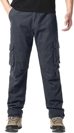 Cargo Pants for Men Relaxed Fit Men's Slim Joggers Gym Workout Pants Sport Training Tapered Sweatpants with Pockets
