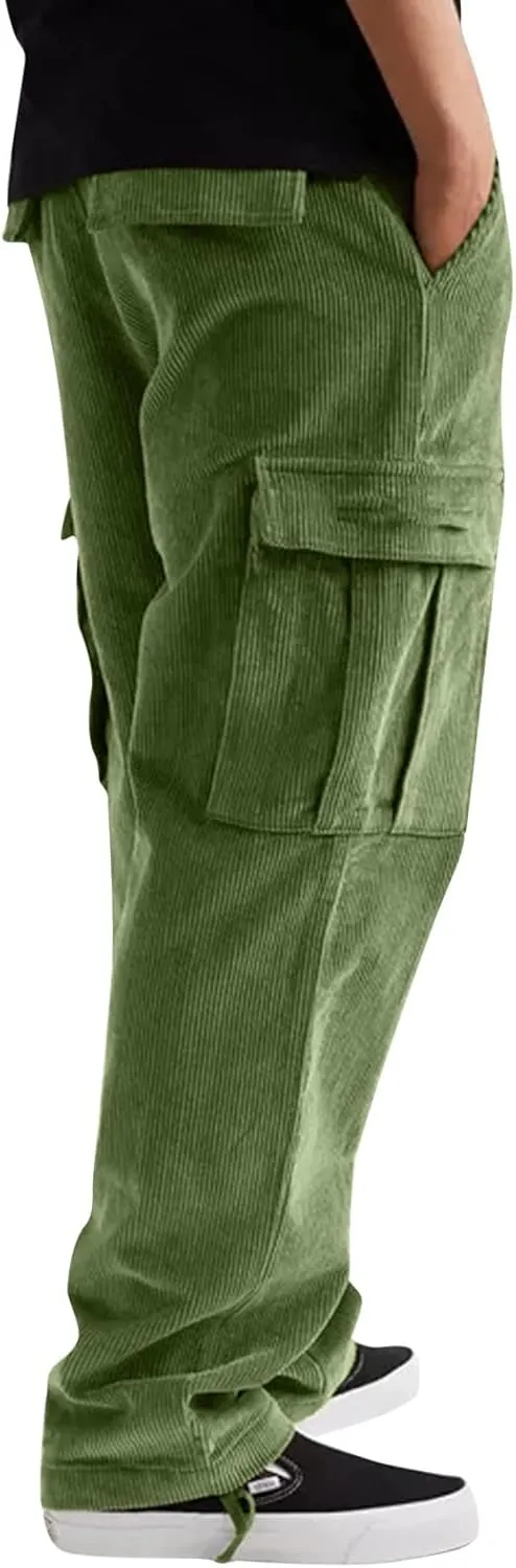 Cargo Pants for Men Relaxed Fit Sports Sweatpants Slim Fit Fashion Men's Pants Sweat Pants for Men Men's Basic Active
