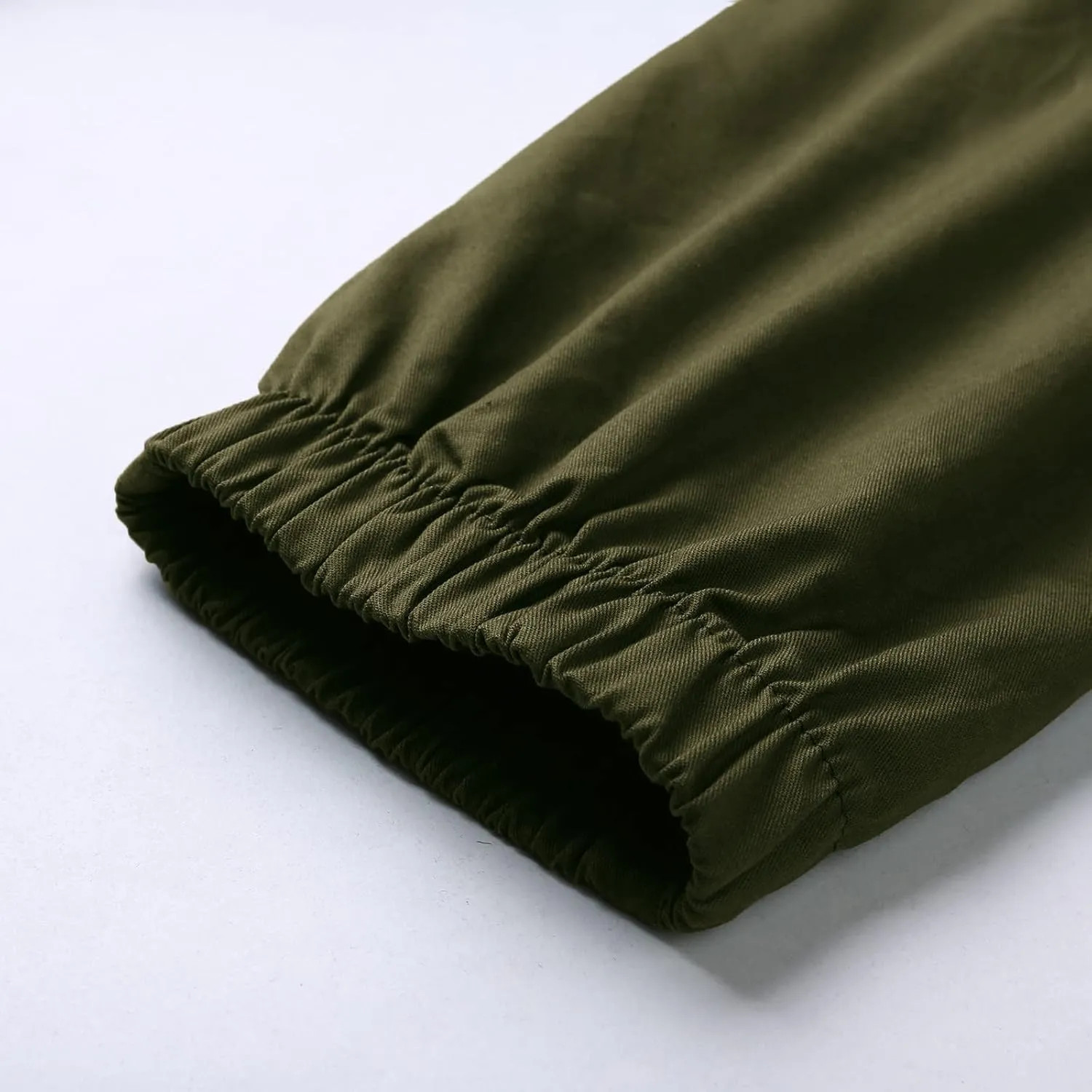 Cargo Sweatpants for Men Adjustable Bungee Cord Open Bottom Cargo Pants for Men Casual Mens Cargo Pants Mens Hiking