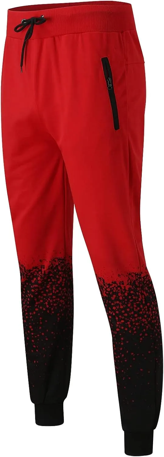 Cargo Sweatpants for Men Athletic Jogger Sports Outdoor Trousers Mens Active Fleece Athletic Sweatpant Basic Running