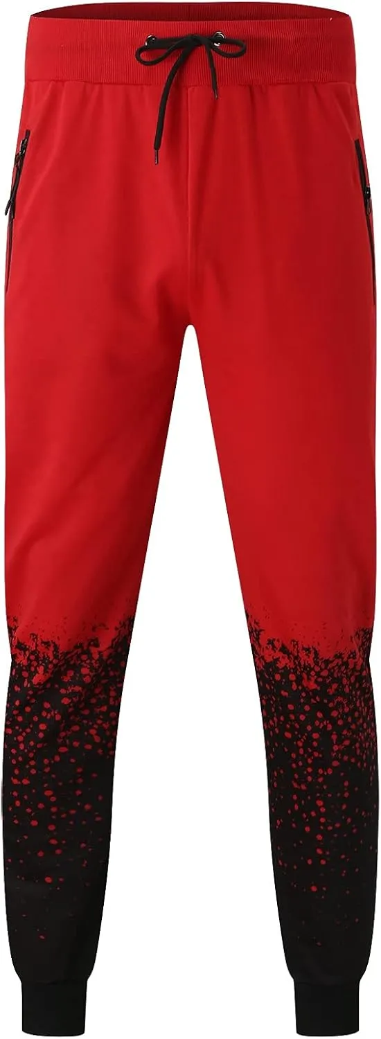 Cargo Sweatpants for Men Athletic Jogger Sports Outdoor Trousers Mens Active Fleece Athletic Sweatpant Basic Running