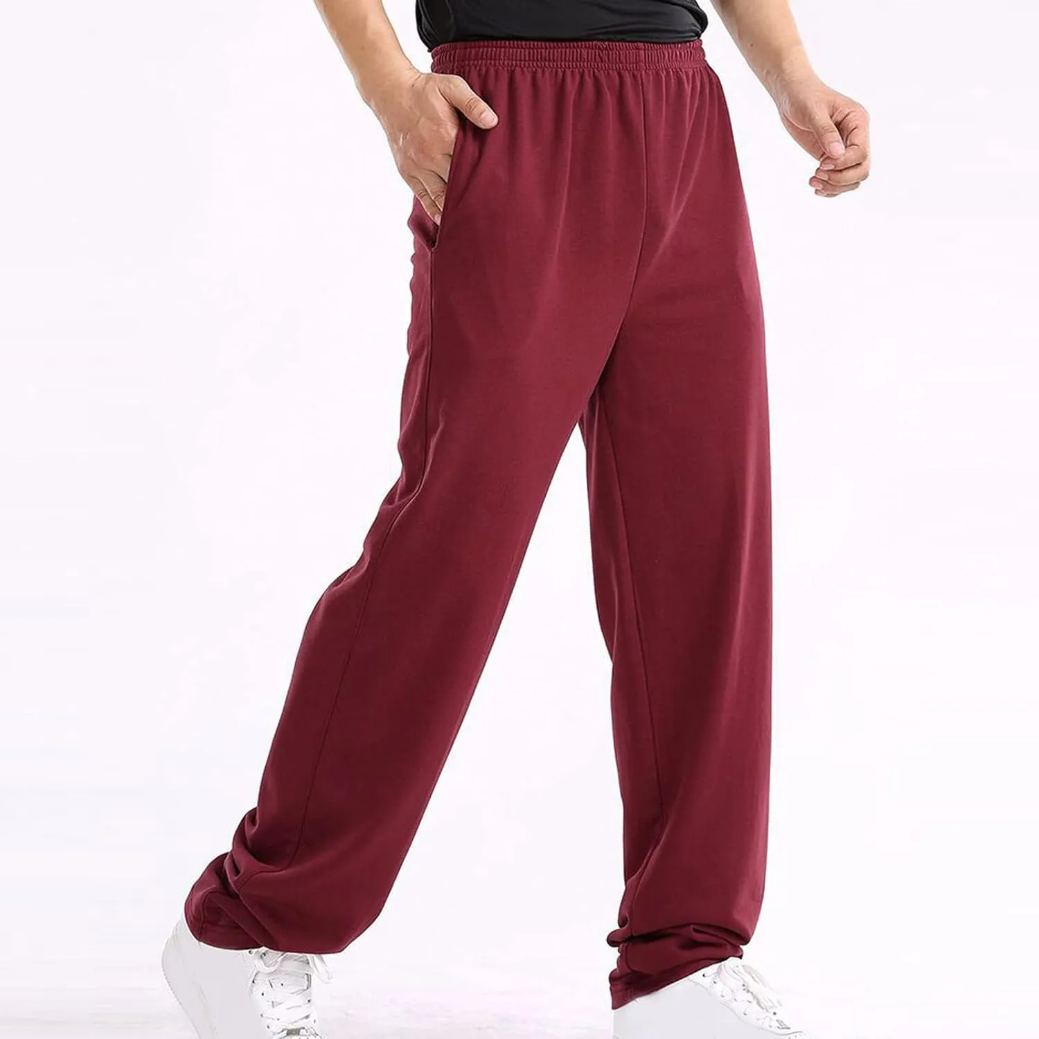 Cargo Sweatpants for Men Baggy Trousers Long Cargo Pants for Men Cargo Trousers Work Wear Combat Safety Joggers Pockets