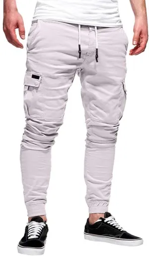 Cargo Sweatpants for Men Big and Tall Athletic Pants for Men Mens Autumn and Winter High Street Fashion Leisure Loose