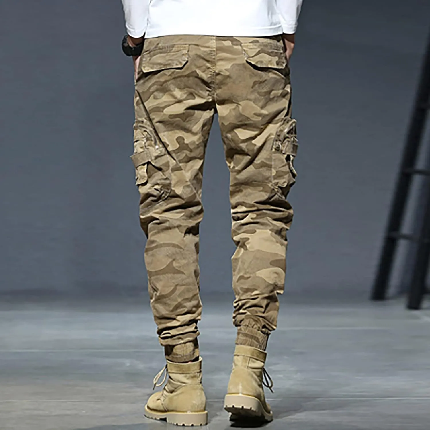 Cargo Sweatpants for Men Lounge Pants Mens Casual Cargo Pants Sports Sweatpants Running Trousers with Pockets Jogger