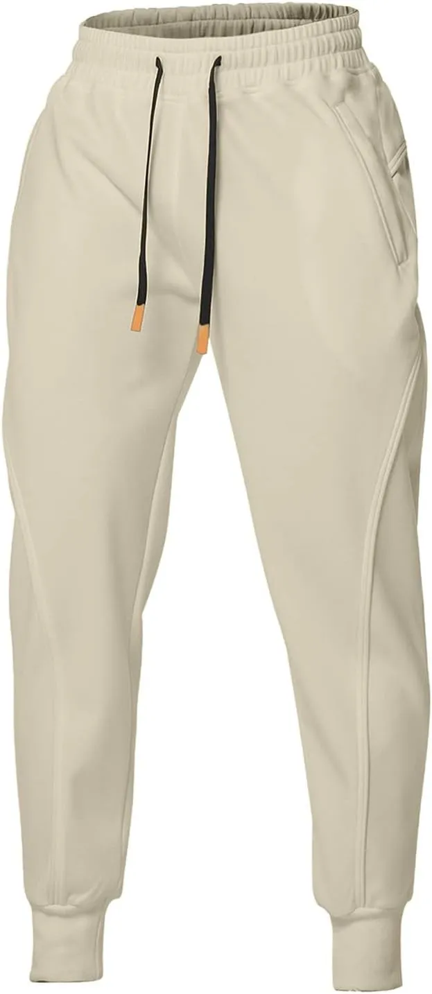 Cargo Sweatpants for Men Mens Lounge Pants Fleece Active Gym Workout Sweat Pants Men's Sweatpants with Pockets Solid