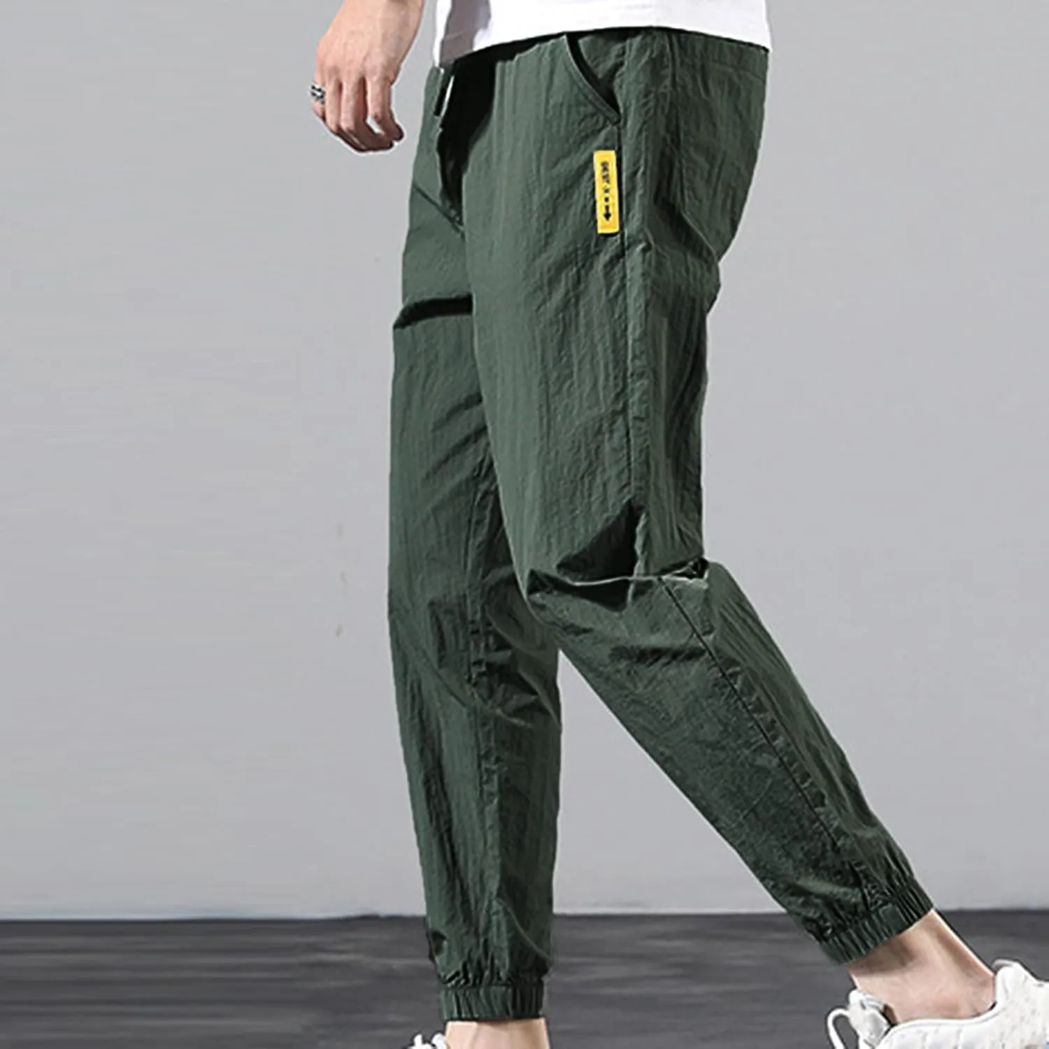 Cargo Sweatpants for Men Mens Lounge Pants Work Casual Jogger Sweatpants for Men Multi-Pocket Cargo Pants Drawstring