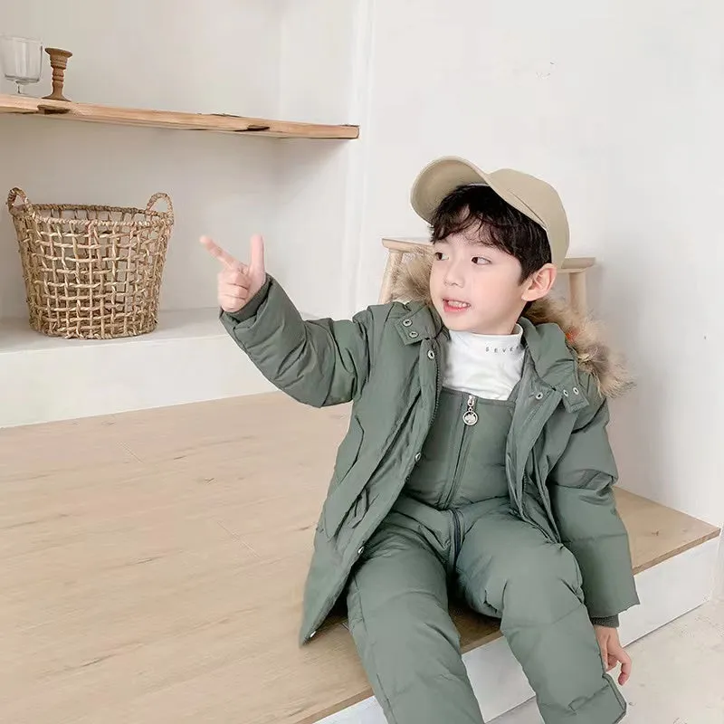 Cathy Hooded 2-Piece Snowsuit Set