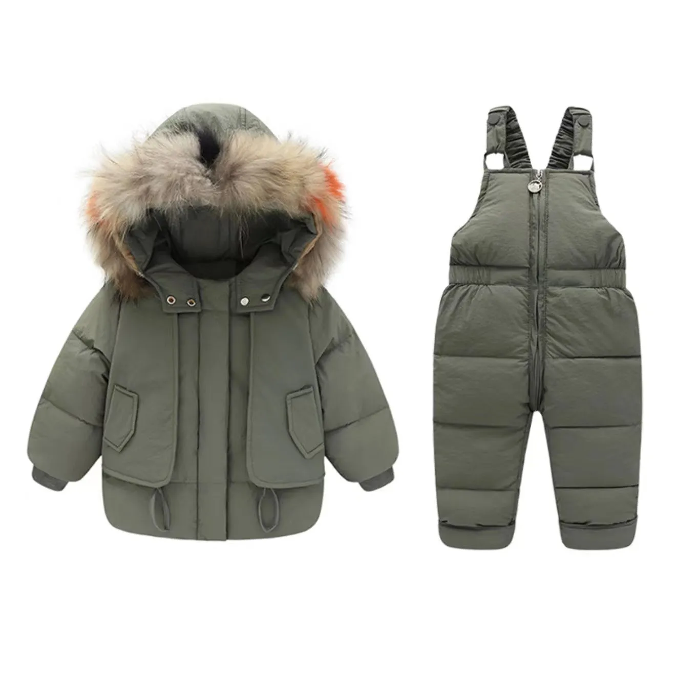 Cathy Hooded 2-Piece Snowsuit Set
