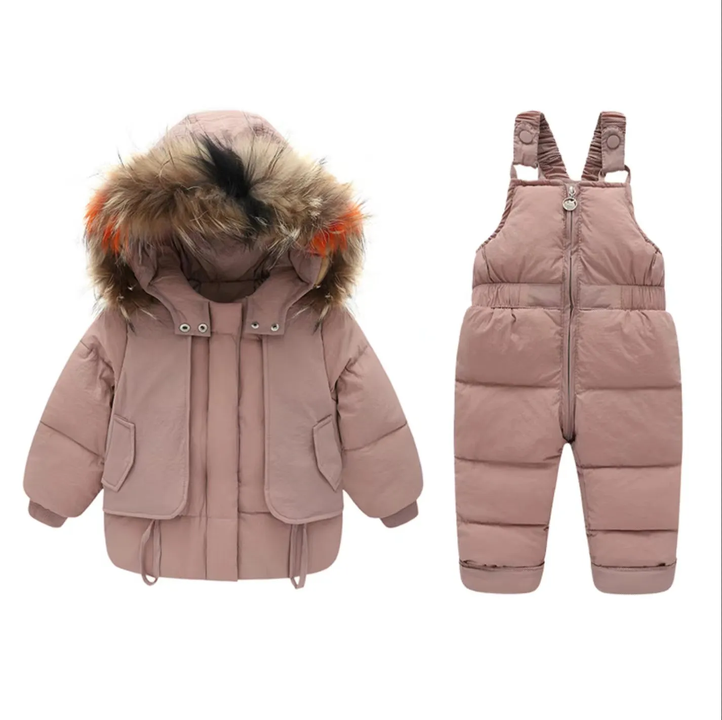 Cathy Hooded 2-Piece Snowsuit Set
