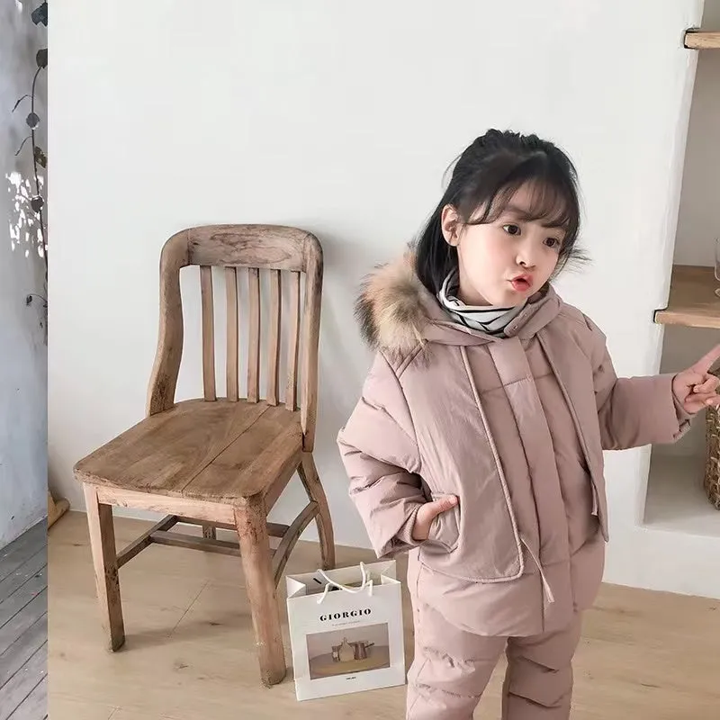 Cathy Hooded 2-Piece Snowsuit Set