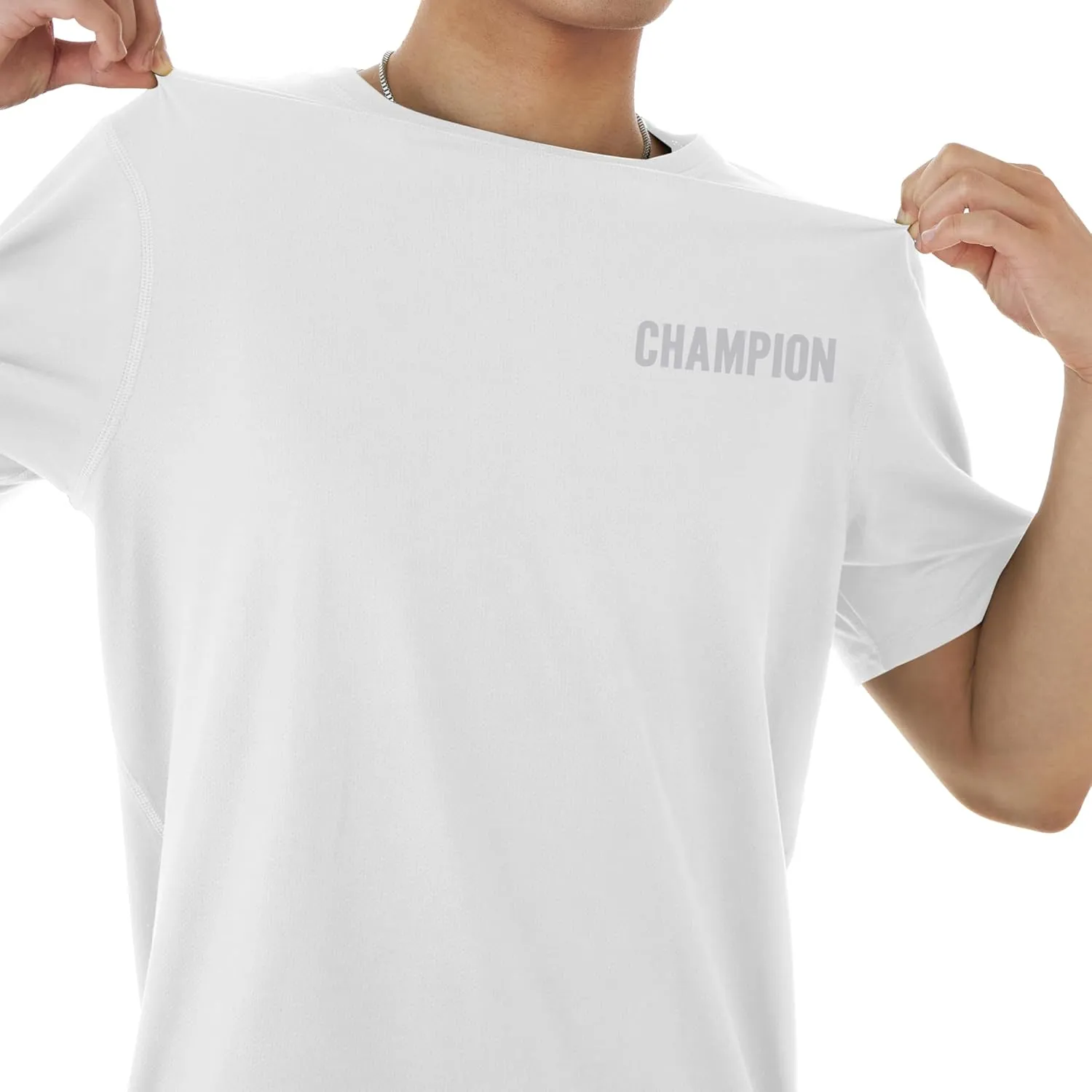 Champion Men's T-shirt, Mvp, Moisture Wicking, Anti Odor, Lightweight T-shirt for Men