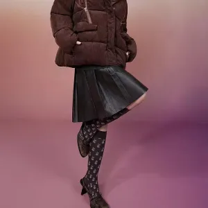 Chic Y2K PU Skirt for Women