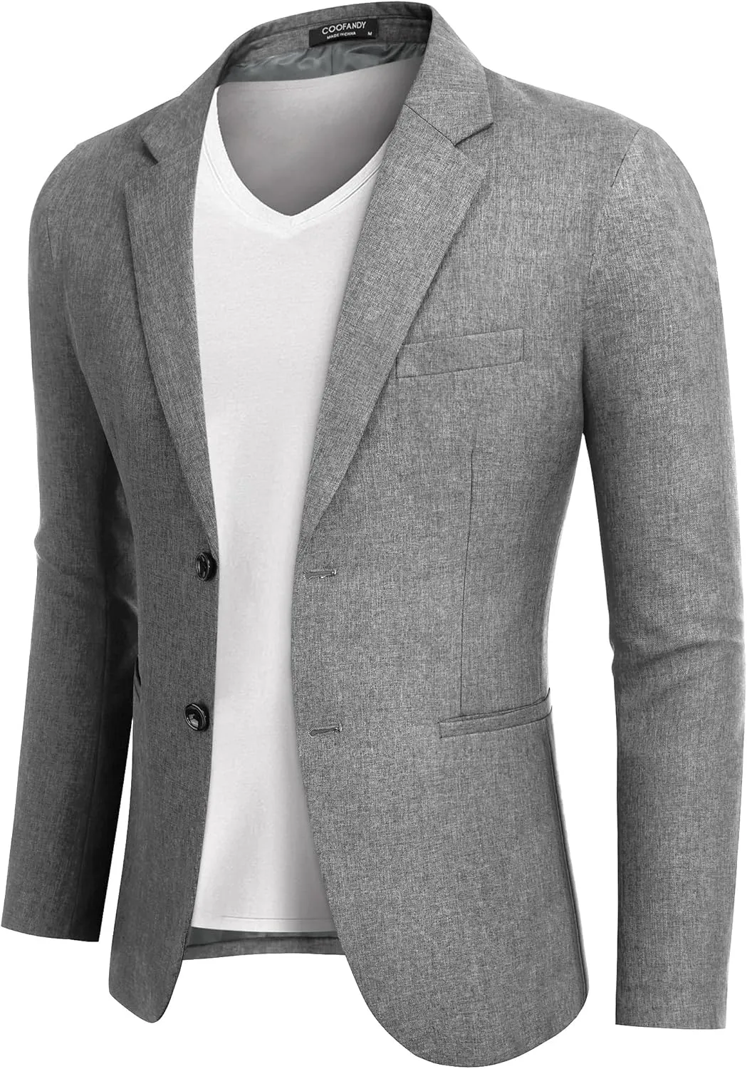 COOFANDY Men's Blazer Casual Slim Fit Sport Coats Two Button Lightweight Suit Jacket