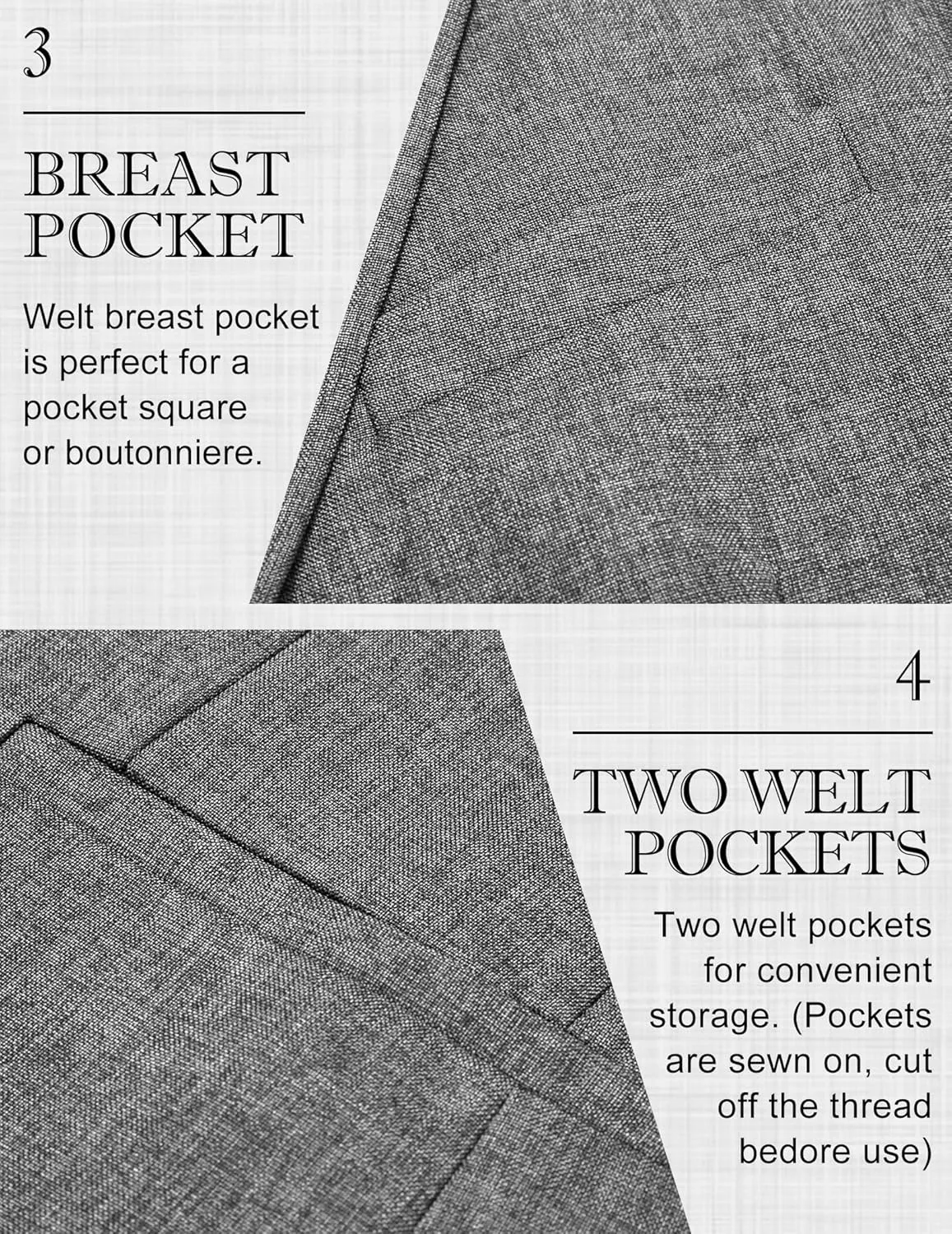 COOFANDY Men's Blazer Casual Slim Fit Sport Coats Two Button Lightweight Suit Jacket