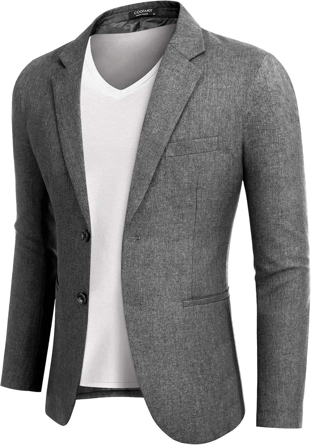 COOFANDY Men's Blazer Casual Slim Fit Sport Coats Two Button Lightweight Suit Jacket