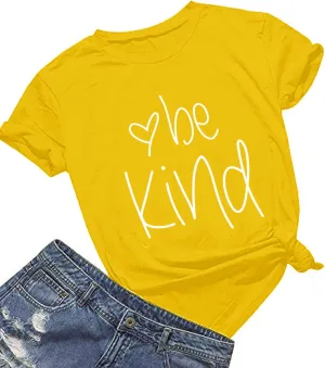DANVOUY Womens T Shirt Casual Cotton Short Sleeve V-Neck Graphic T-Shirt Tops Tees