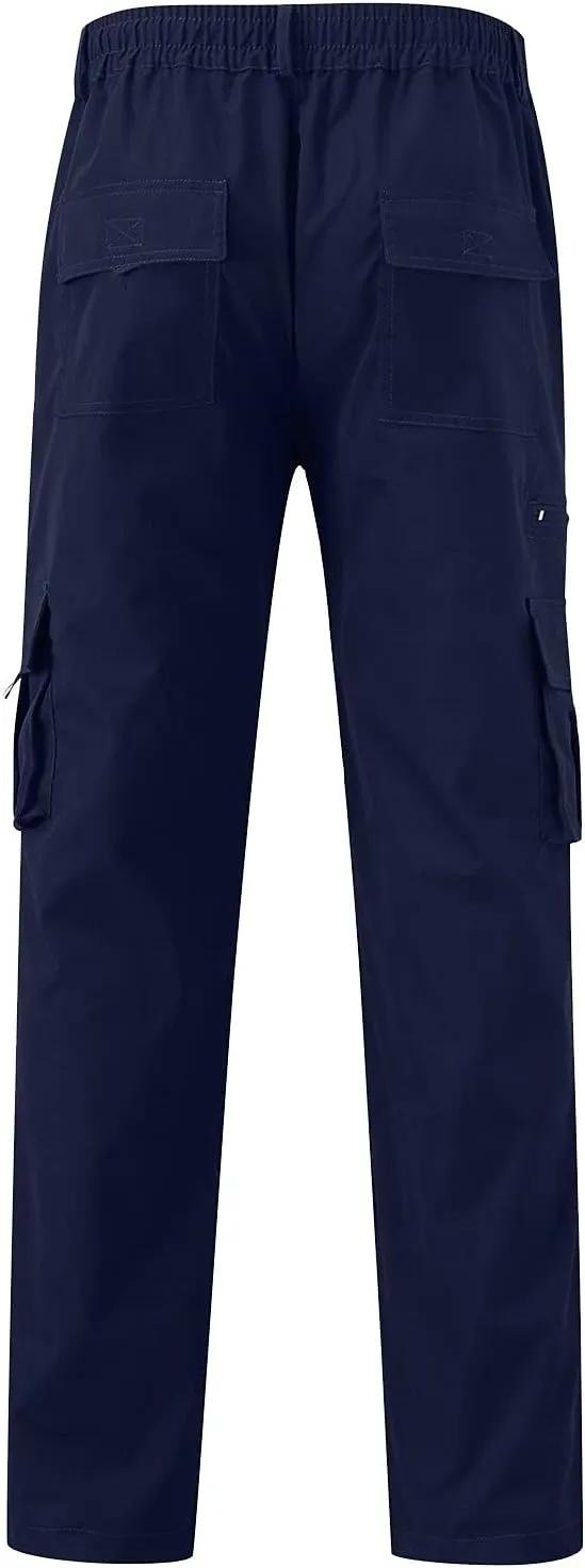 Dress Cargo Pants for Men Tactical Athletic Joggers Stretch Overalls Lightweight Outdoor Running Hiking Trousers